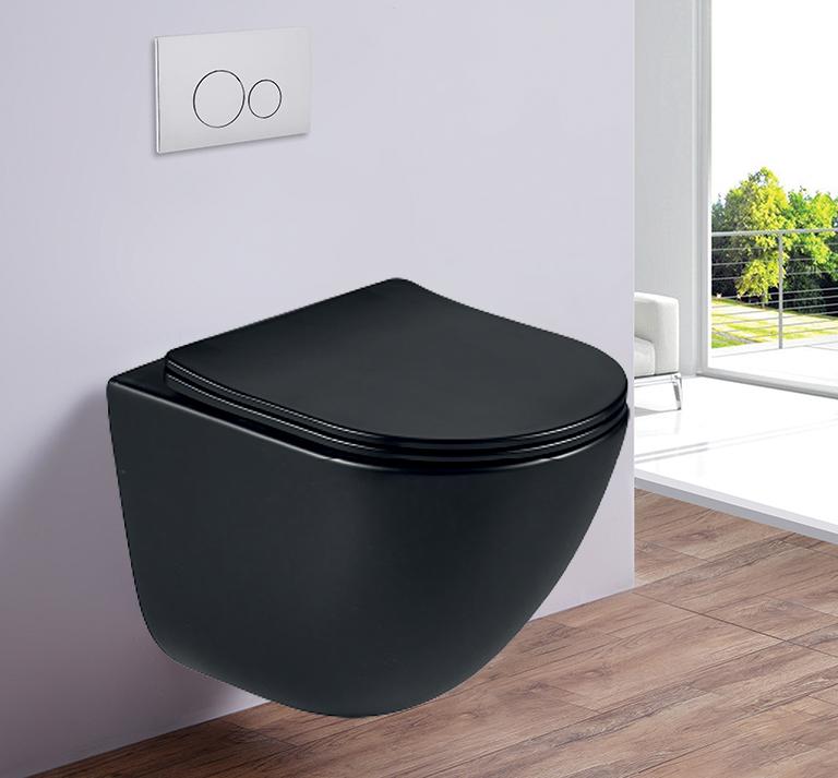 Унитаз подвесной Esbano LOTUS (Matt Black) 500x340x405