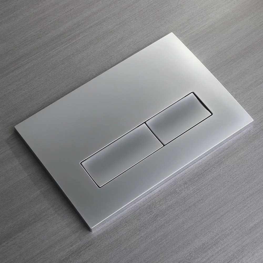 Кнопка смыва Veconi FLUSH V1, FLV1-CM, 240х162х9, пластик, матовый