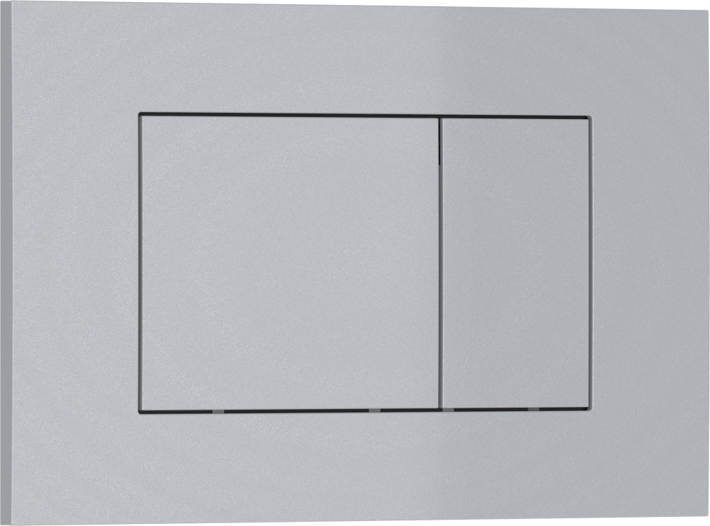 Кнопка смыва Iberica Blanca ESTI-S ABS-пластик стекло, механическая, хром матовый