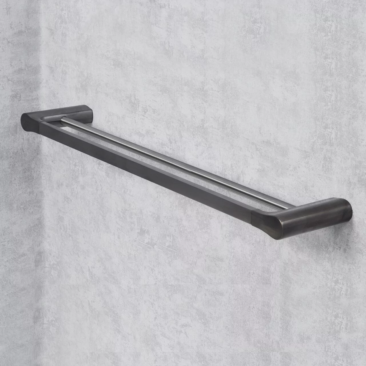 Полотенцедержатель WasserKraft Wiese K-8940 оружейная сталь