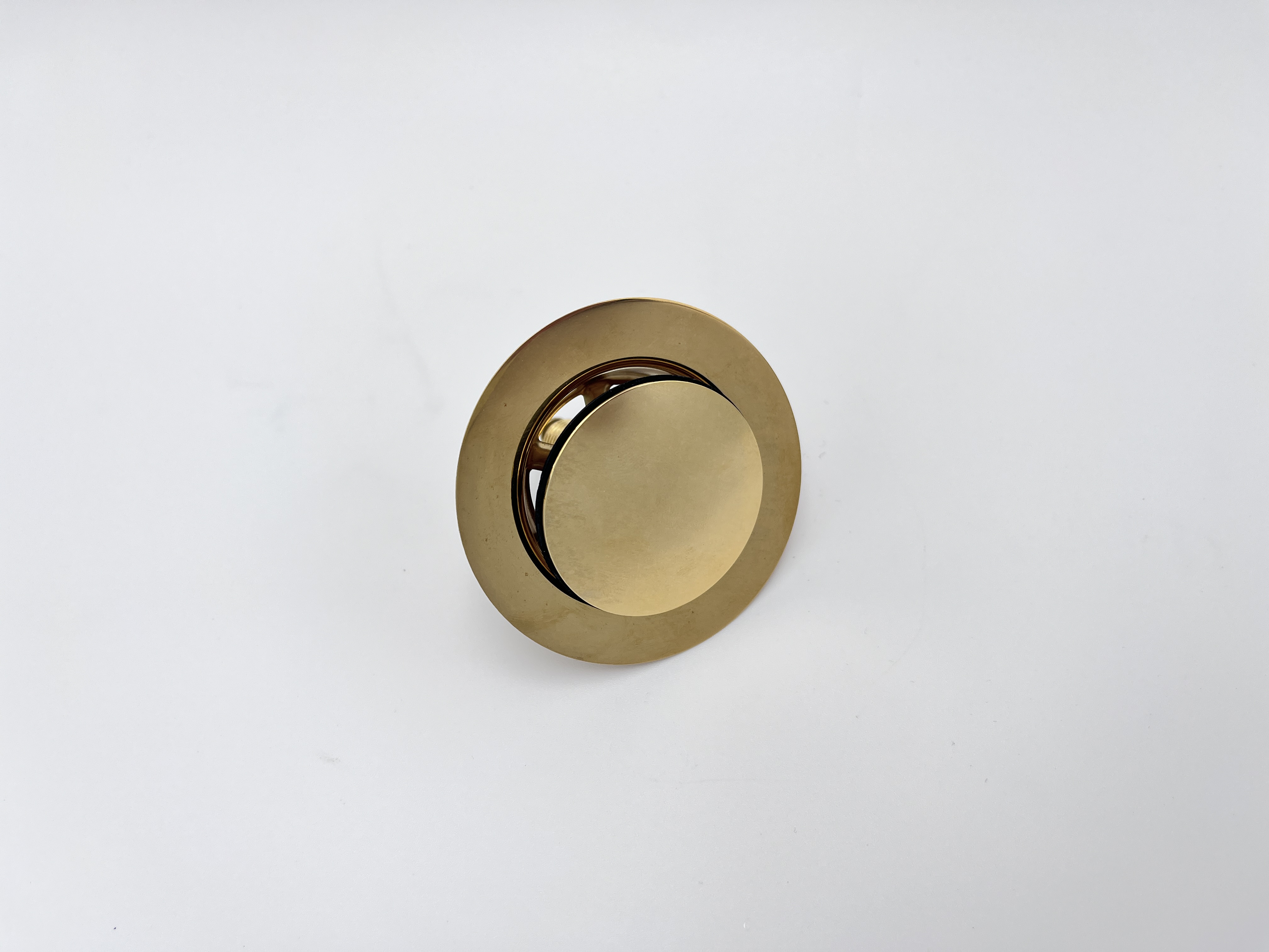 Слив перелив п/автомат Vega V55R 100см золото глянец