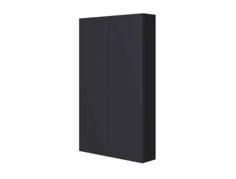 Шкаф навесной 1Marka Gaula 60П Black 2 двери, черный