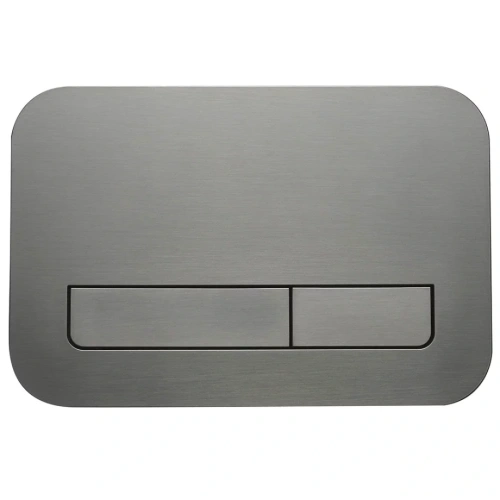 Кнопка смыва Veconi FLUSH V12, FLV12-GM, 240х162х7, пластик, оружейная сталь матовая от магазина Vanna-Vanna.ru!
