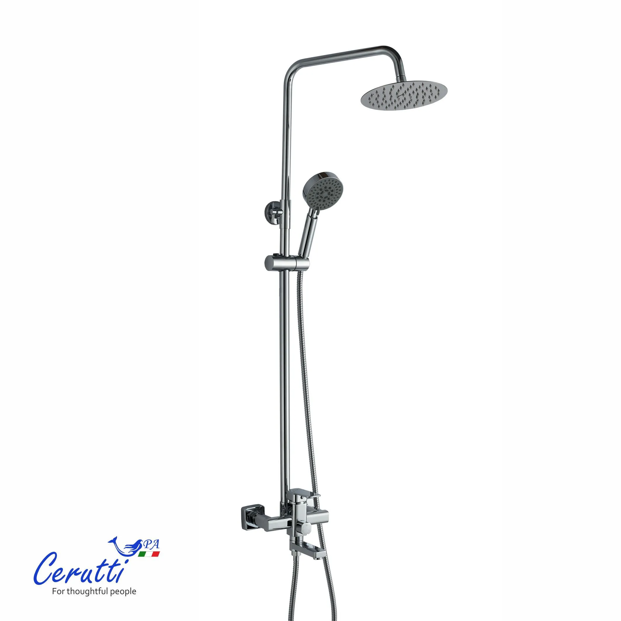 Душевая стойка Ceruttispa ORAZIO RSMB из латуни, цвет хром