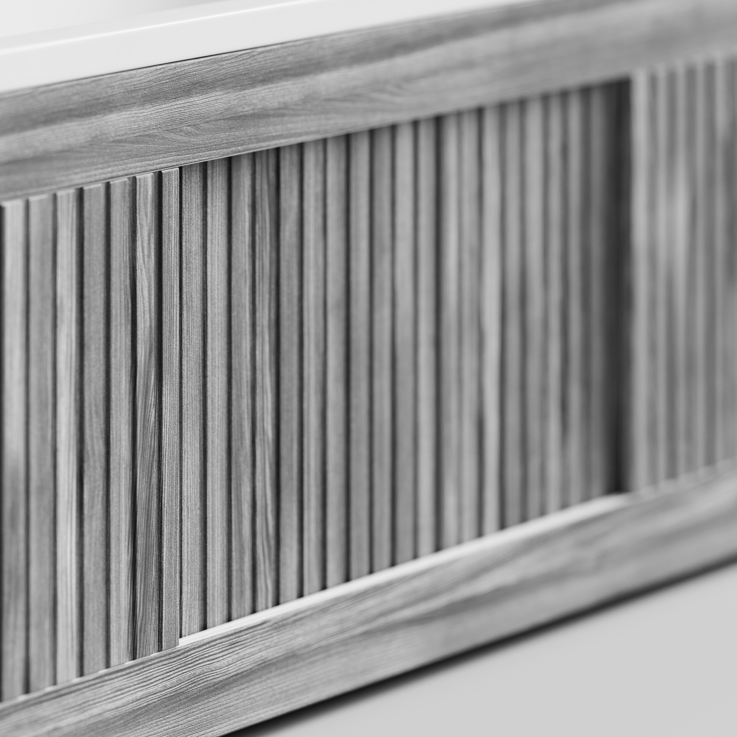 Экран под ванну Vod-ok Тач 180 раздвижной Лиственница структурная контрастно-серая