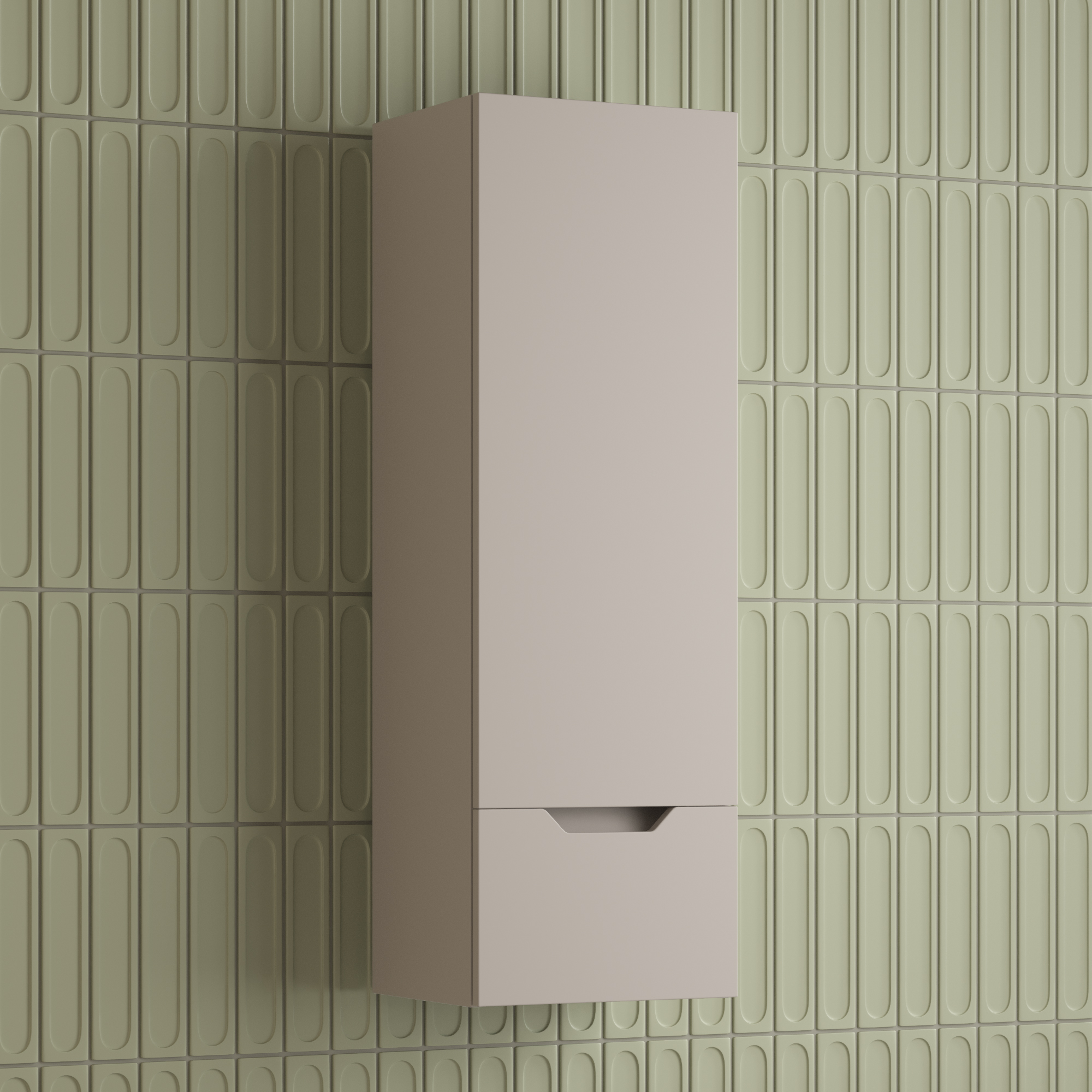 Пенал Style Line Остин 36 R, подвесной, 1 ящик, крем