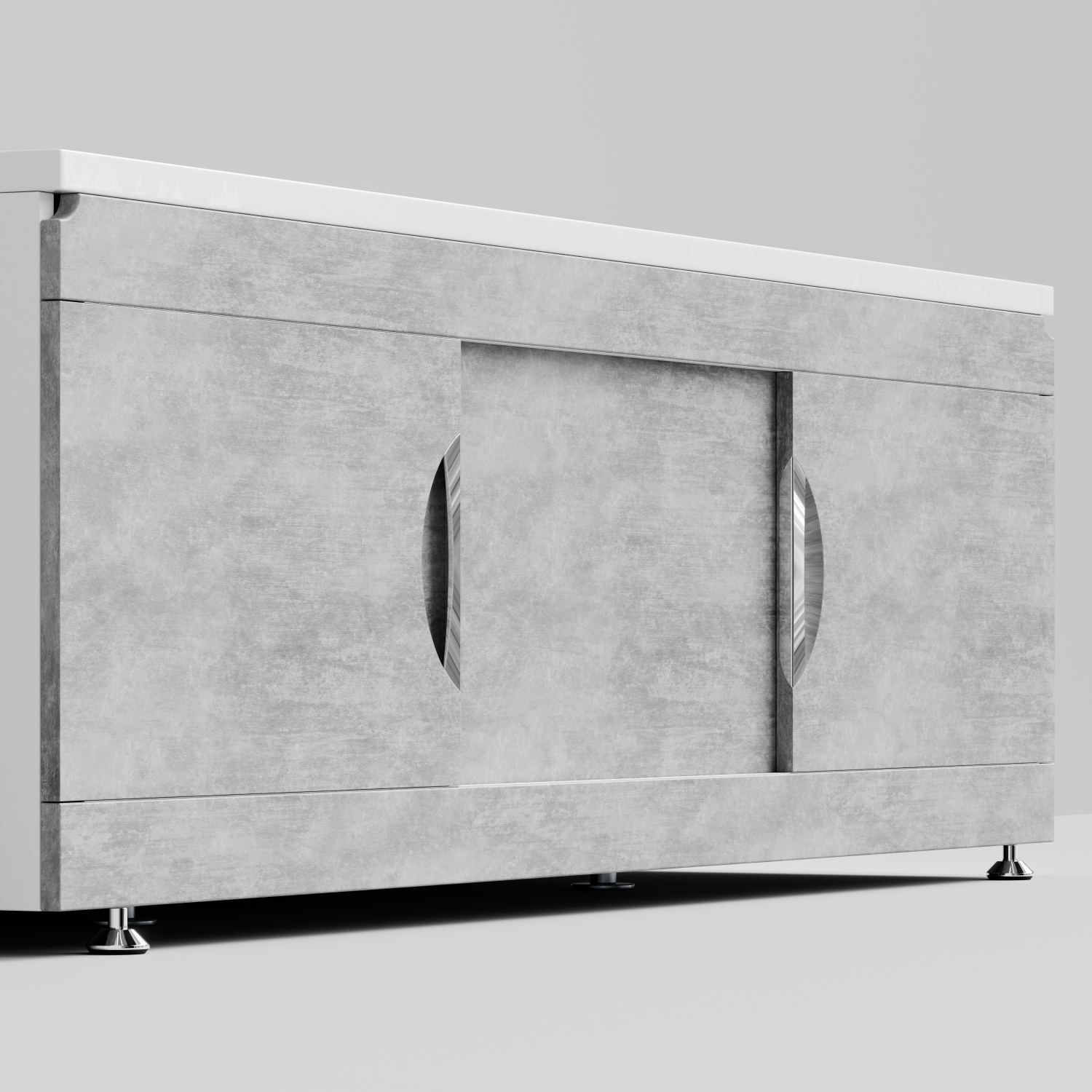 Экран под ванну Vod-ok Топ 180 раздвижной Горный камень