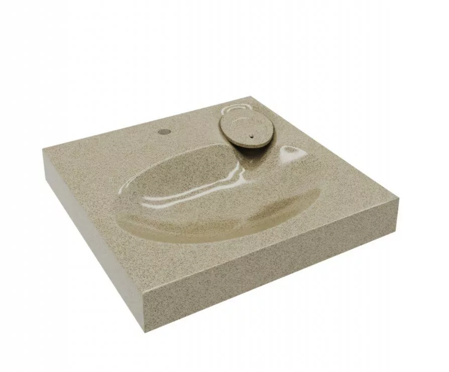 Раковина Stella Polar Миро 60х60 песочная