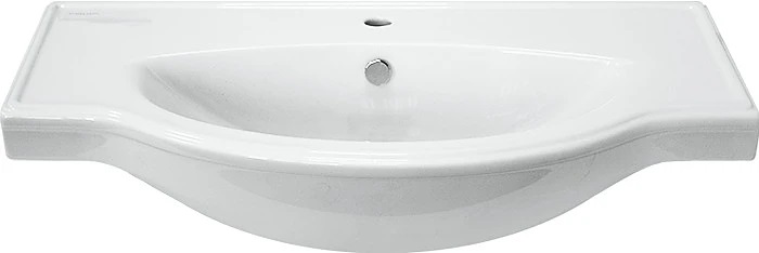 Тумба с раковиной Francesca Империя 90 напольная, 2 ящика, 3 двери, белая