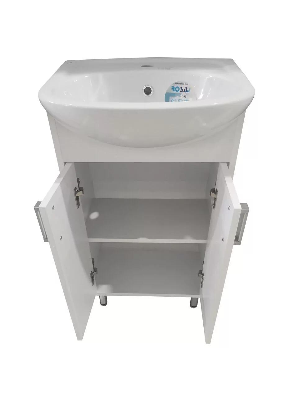 Тумба с раковиной Corozo Колор 50 напольная, белая