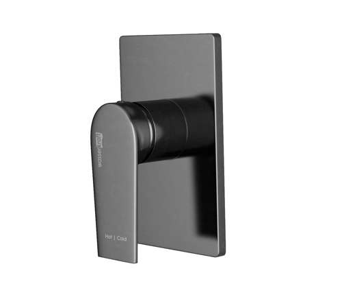 Смеситель WasserKRAFT Wiese 8451 встраиваемый, на 1 выход, оружейная сталь