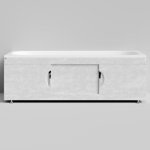 Экран под ванну Vod-ok Топ 170 раздвижной Белый камен