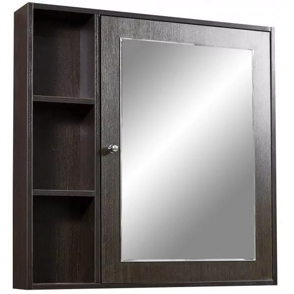 Зеркало-шкаф Stella Polar Монтоне 80 R венге