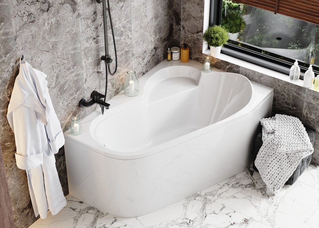 Ванна акриловая Vagnerplast Selena 147 правая