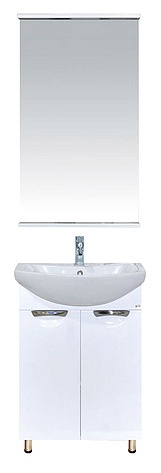 Тумба с раковиной Misty Лаванда 50 белый