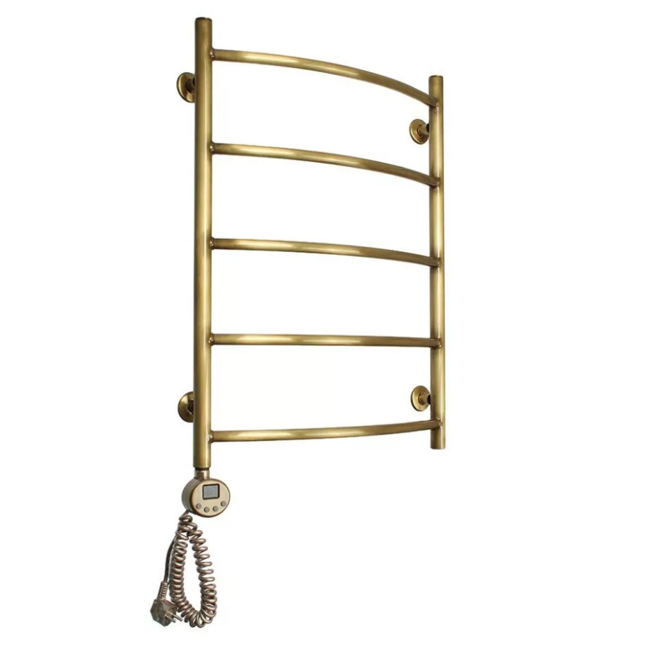 Полотенцесушитель электрический Domoterm Калипсо П5 500х700 АБР EL левый, античная бронза