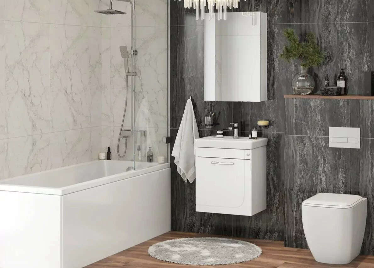 Зеркало-шкаф Onika Венеция 42.00 универсальное, белый