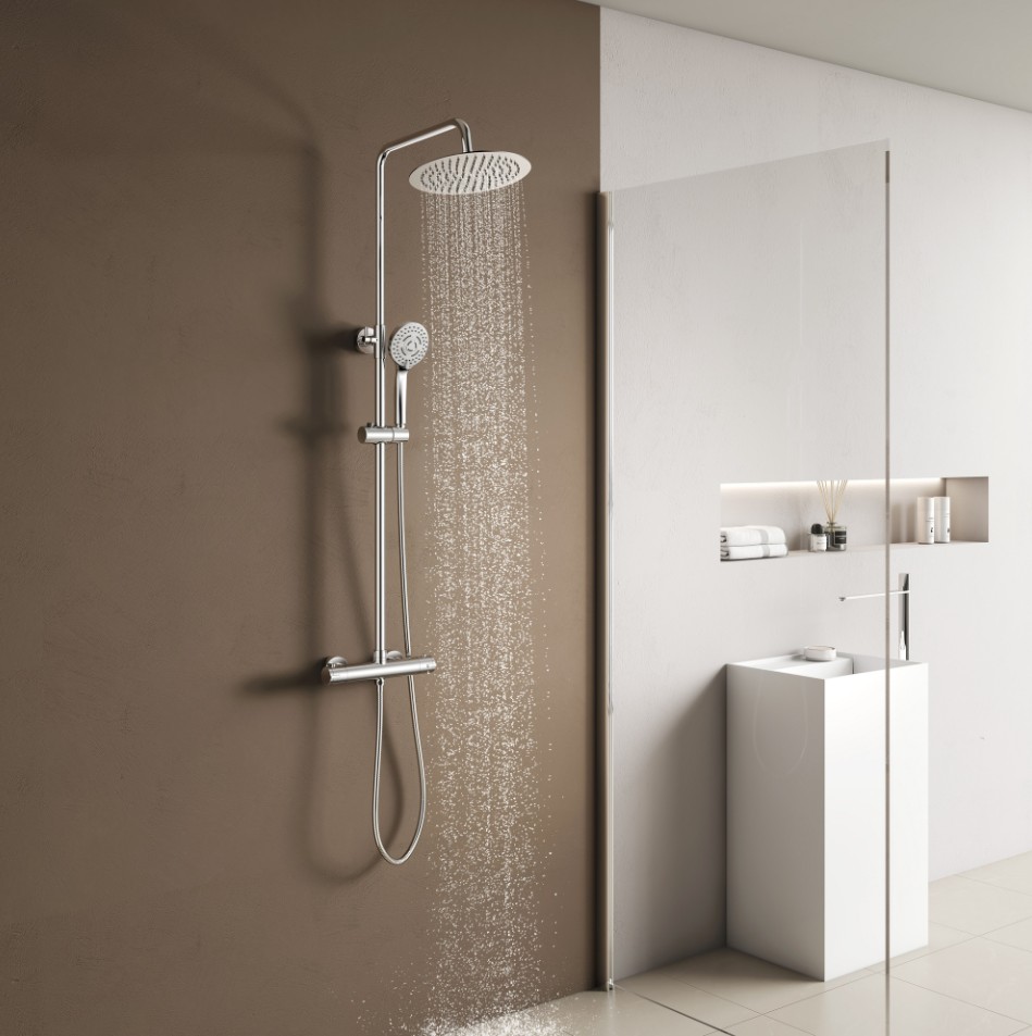 Душевая стойка SantiLine SL-9007 хром