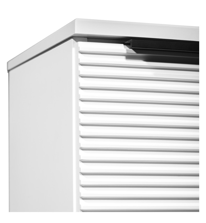 Тумба подвесная Runo Орлеан 70 с раковиной PALLA (D41), белый