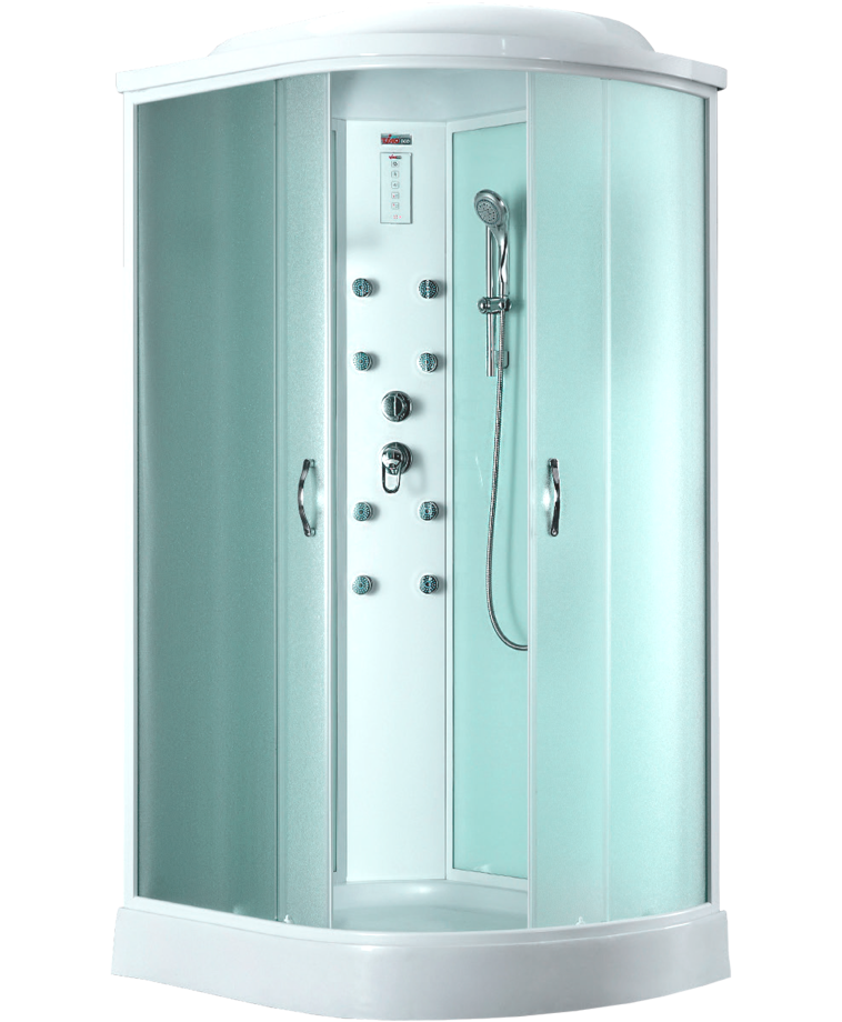 Душевая кабина Timo eco ТЕ-0702 L 120*80*218, турецкая баня хамам, стульчик прозрачный