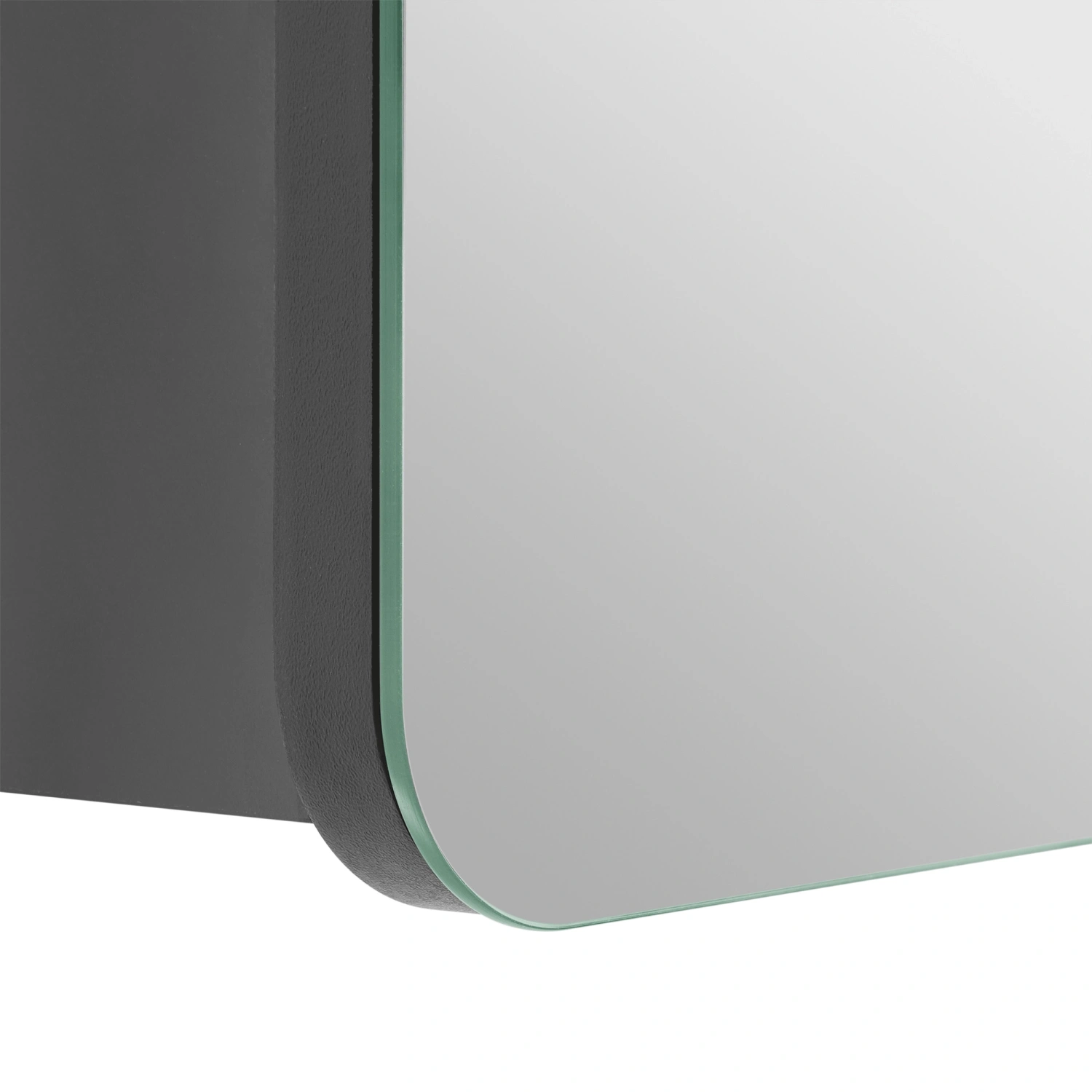 Зеркало-шкаф Aquaton Ар-Деко 105 Серый Кобальт