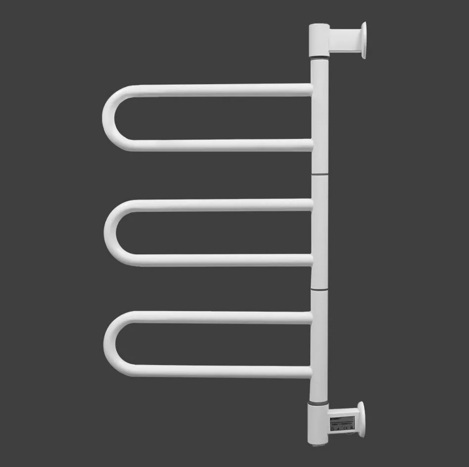 Полотенцесушитель электрический Energy U G3K 40х74.5 поворотный, белый матовый