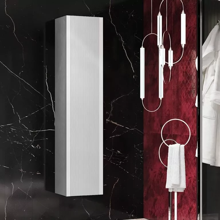 Пенал Opadiris Рубинно 40 L/R подвесной, белый