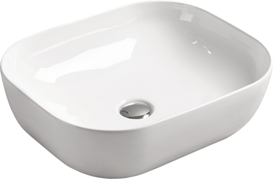 Раковина SantiLine SL-1046 накладная, белая
