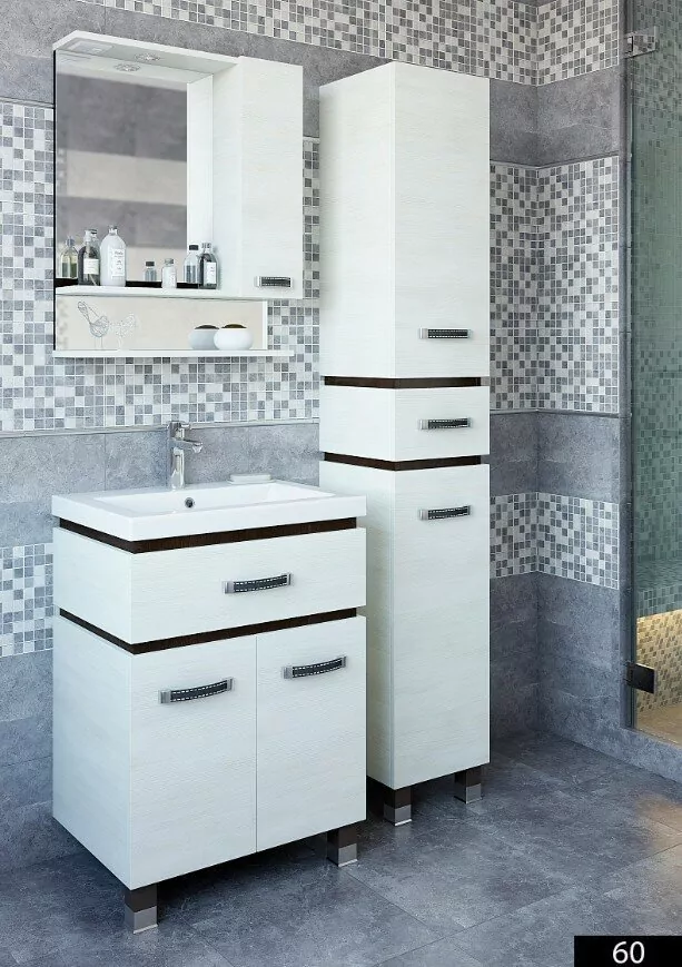 Пенал Sanflor Техас 30 R напольный, северное дерево светлое