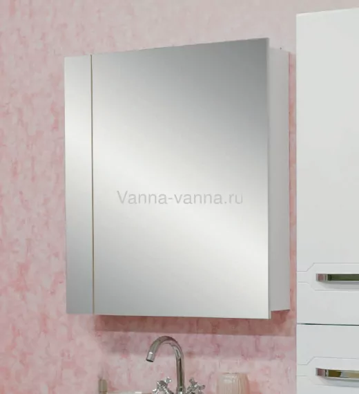 Зеркало-шкаф Sanflor Анкона 70 L белый
