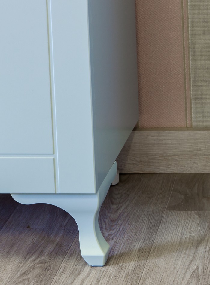 Тумба напольная Sanflor Глория с раковиной Байкал 65, серый