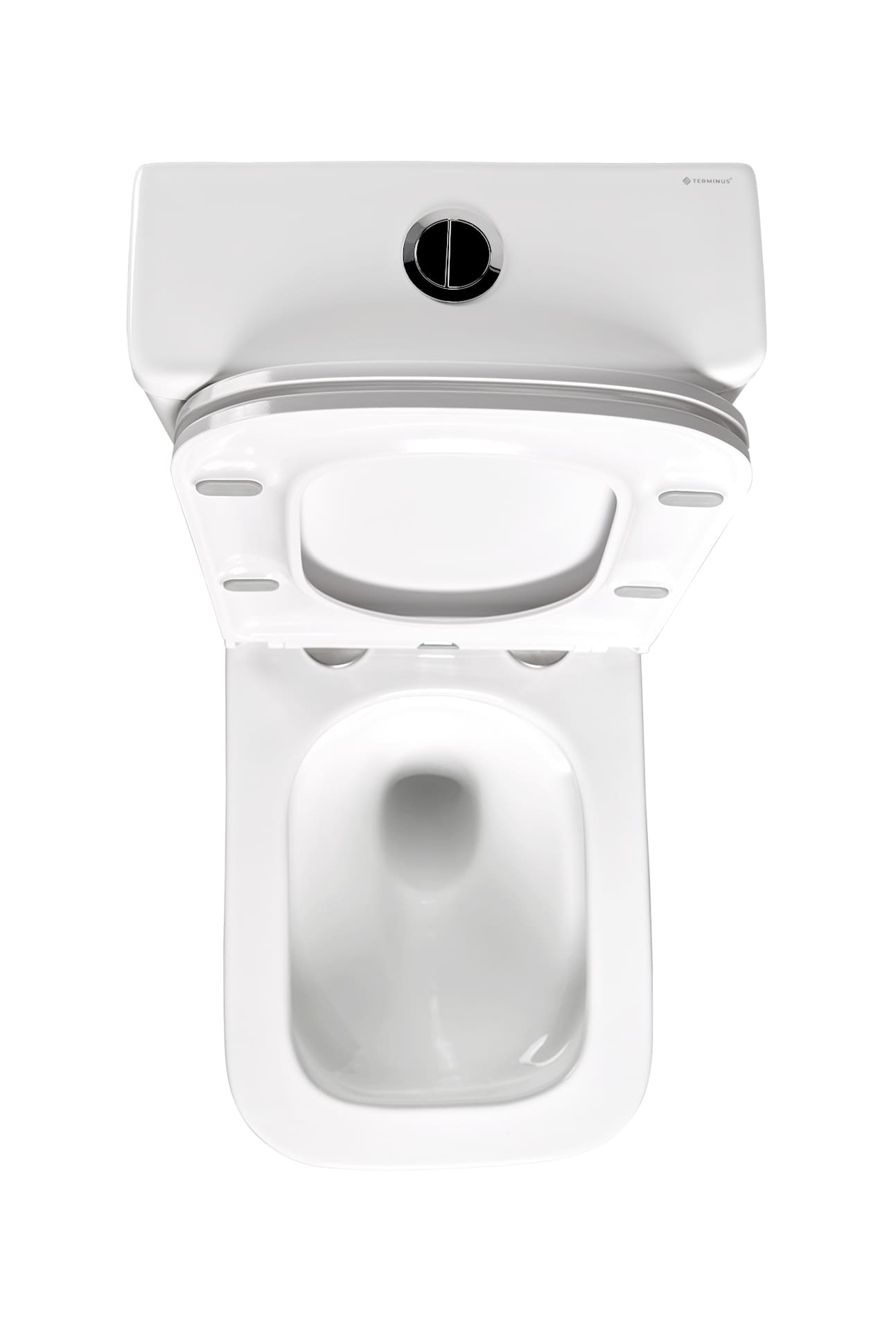 Унитаз напольный безободковый Terminus Ватикан 610х365 белый