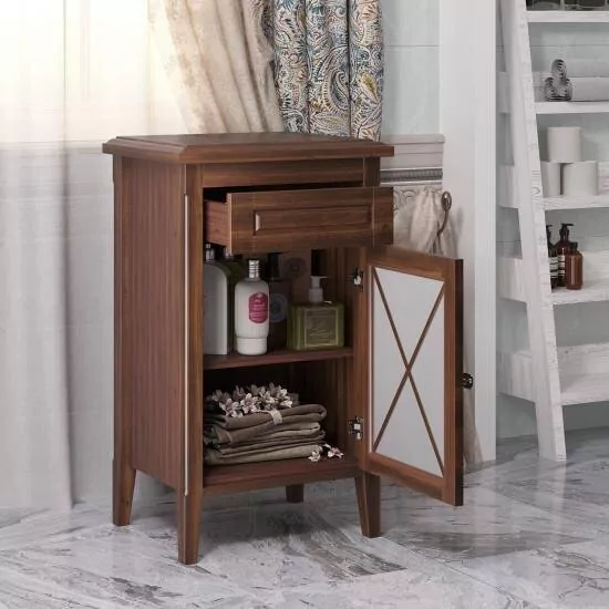 Тумба-комод Opadiris Палермо 50 R, светлый орех