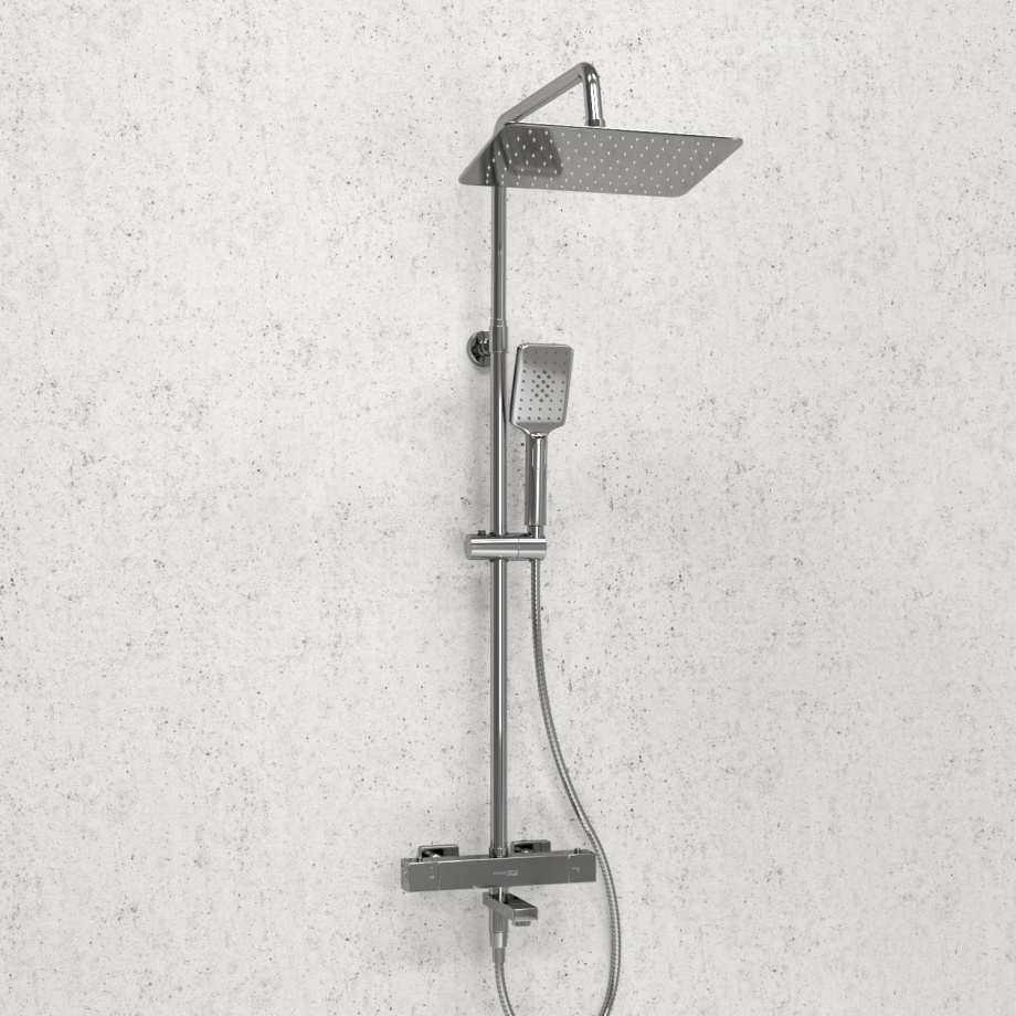 Душевая стойка WasserKraft A199.069.126.010.CH Thermo хром