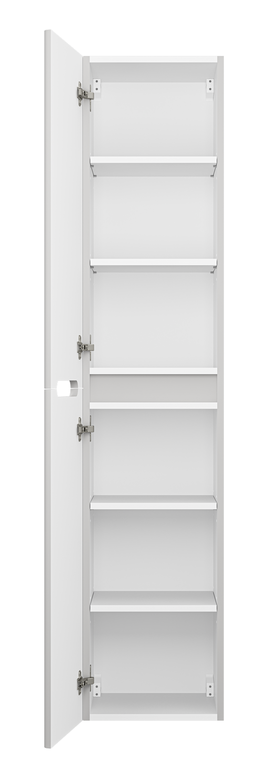 Пенал Brevita Pallisandro 35 подвесной, универсальный L/R, серый