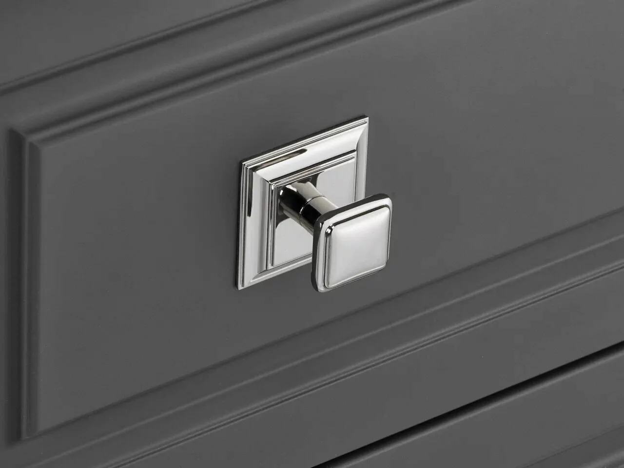 Тумба с раковиной Asb-Woodline Каталина 80 напольная, серый