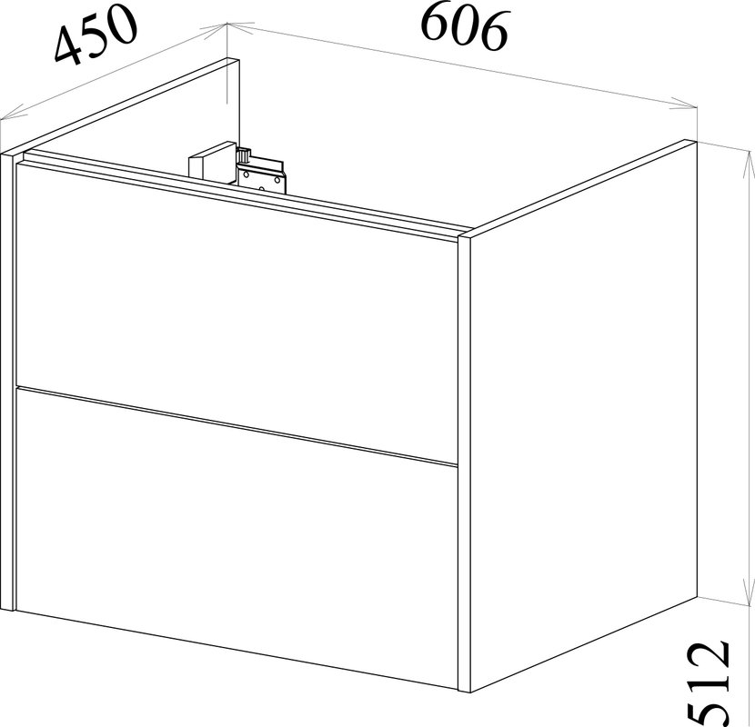 Тумба с раковиной Sanflor ДИАНА 65 подвесная, дуб шерман