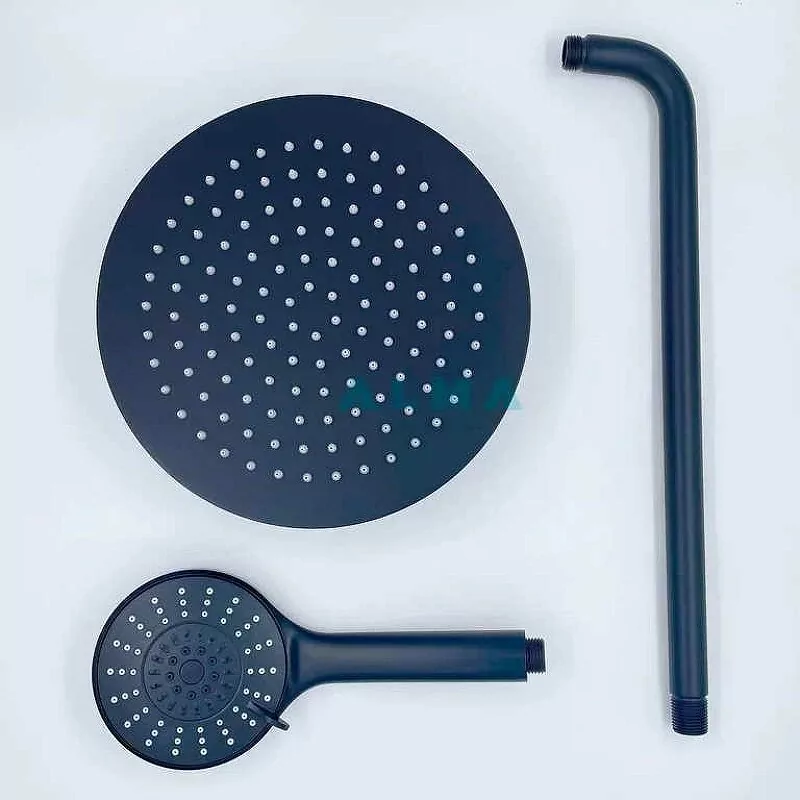 Душевой комплект ALMAes Ruver TVZ-8830 черный матовый