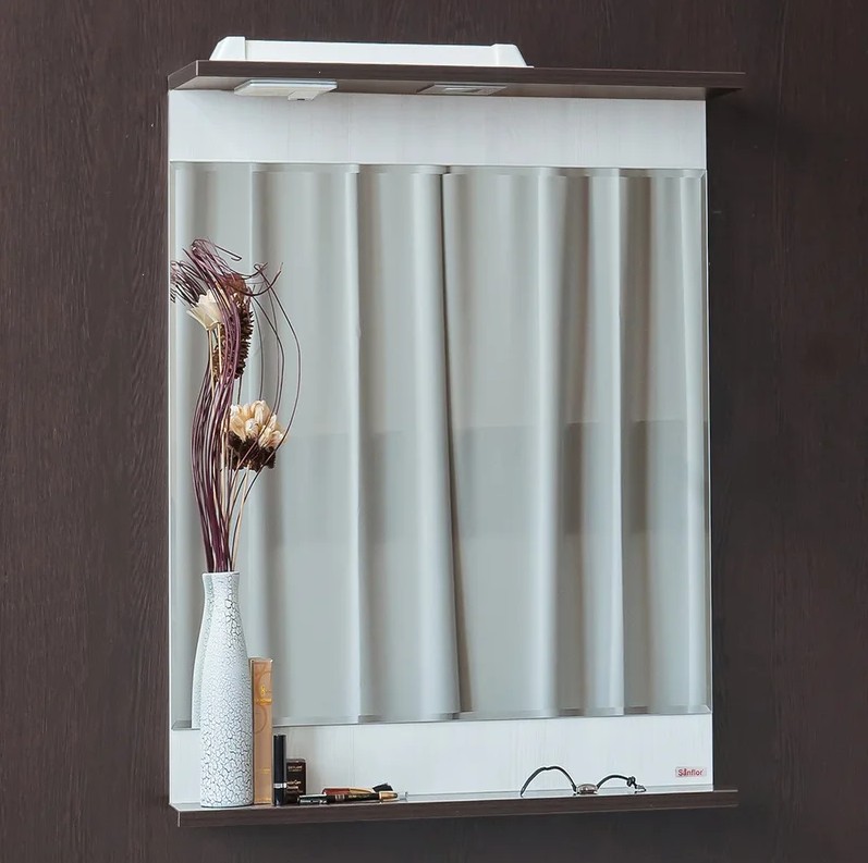 Зеркало Sanflor Толедо 60 свет, северное дерево