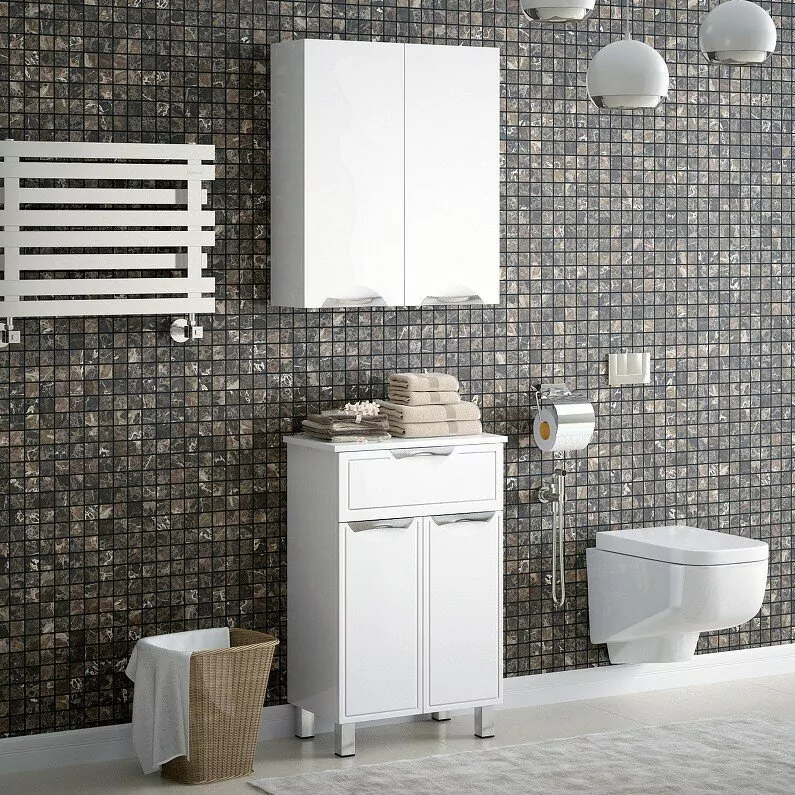 Шкаф навесной Corozo Монро 55 белый от магазина Vanna-Vanna.ru!