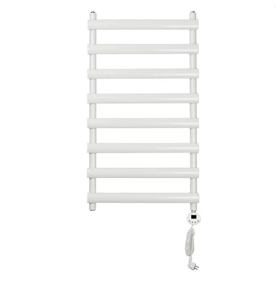 Полотенцесушитель электрический Domoterm Альфа П8 500х992 ER правый, белый матовый