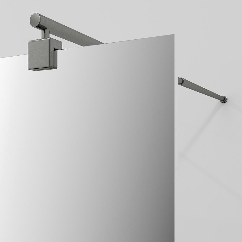 Душевая перегородка WasserKRAFT Vechte 60W44GR-MR графит