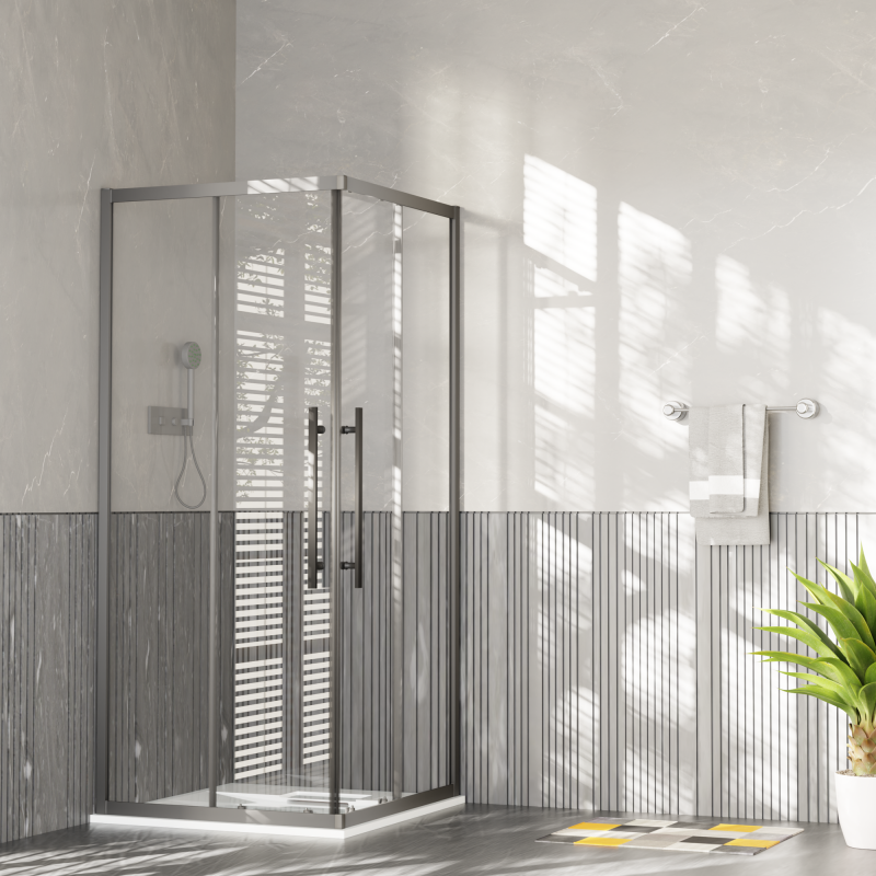 Душевой уголок ESBANO ESF-100KV-GM 100х100х195