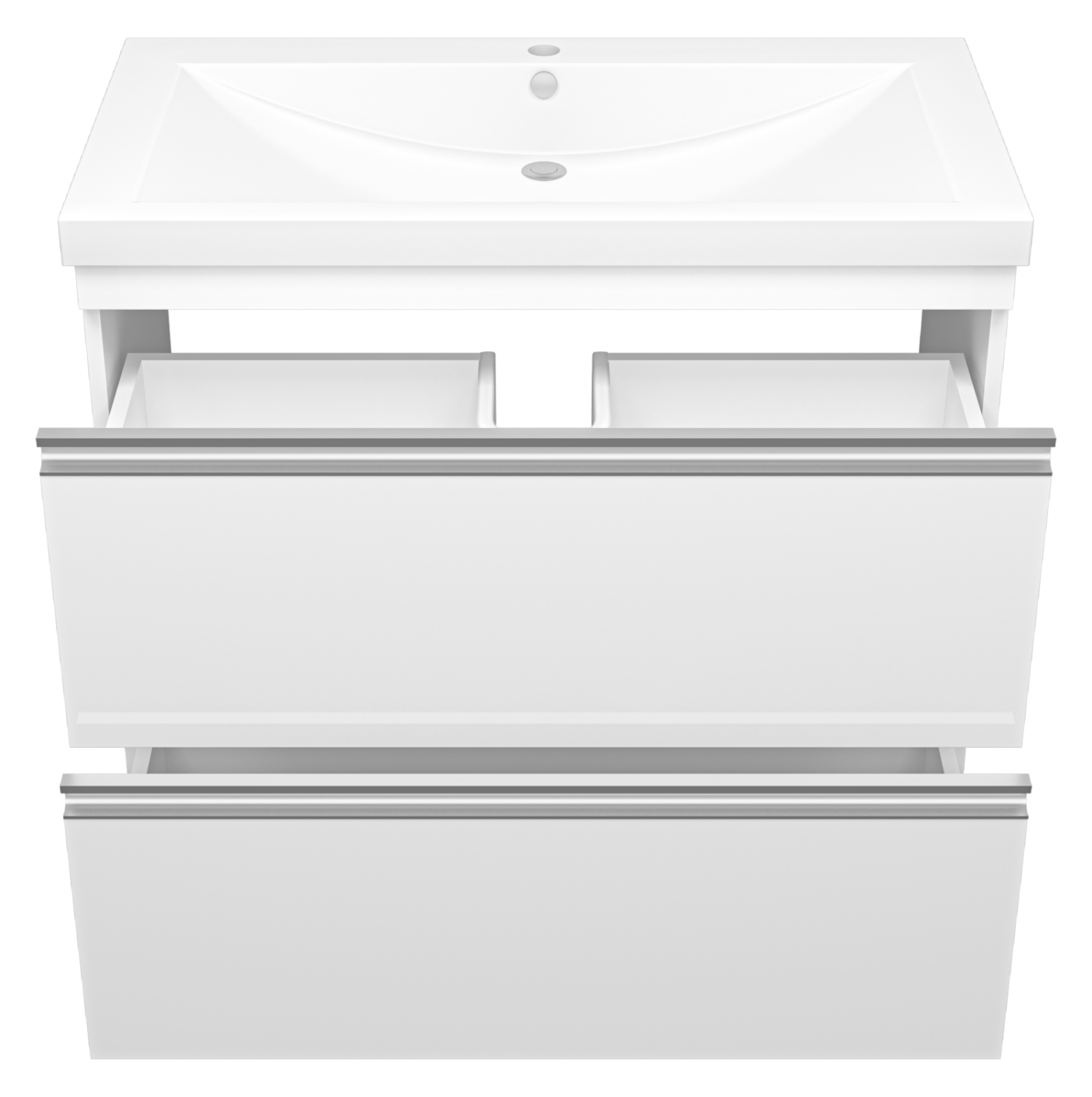 Тумба с раковиной Misty Ингрид 90 белый