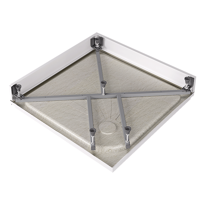 Поддон для душа Alex Baitler АВ10017H-2 100х100 квадратный, белый