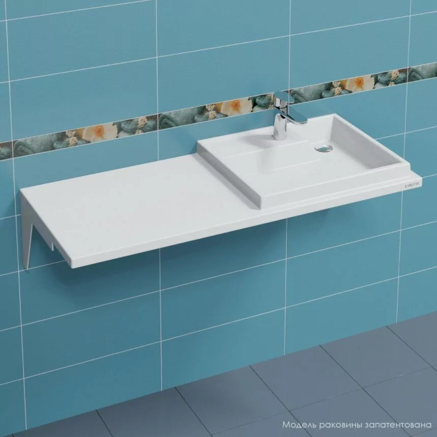 Раковина Санта Юпитер 1200х500 R белая