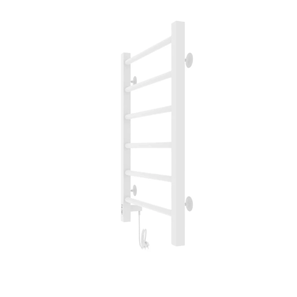 Полотенцесушитель электрический Laris Феличия ЧК П6 400х600 с терморегулятором, левый, белый матовый от магазина Vanna-Vanna.ru!