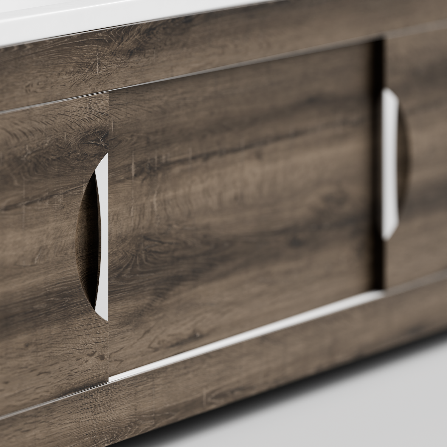 Экран под ванну Vod-ok Топ 180 раздвижной Дуб крымский коричневый