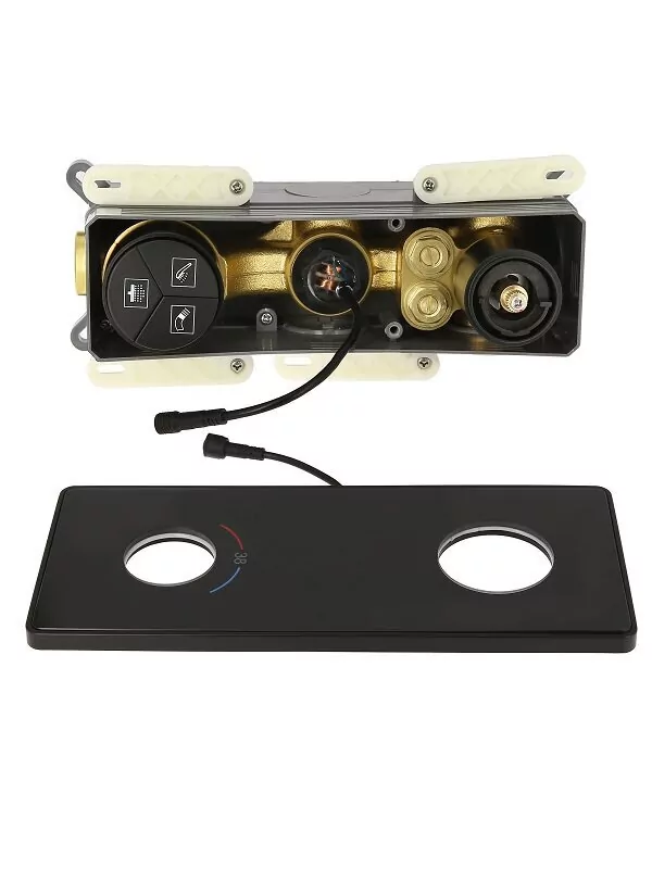 Душевой комплект ALMAes Ebro TVZ-8801 черный матовый