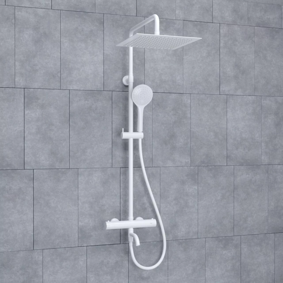 Душевая стойка WasserKraft A188.163.155.WM Thermo белый Soft-touch